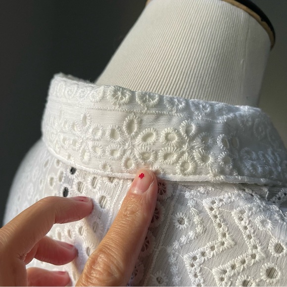 BCBGMaxAzria Eyelet Crop Top - Picture 6 of 6